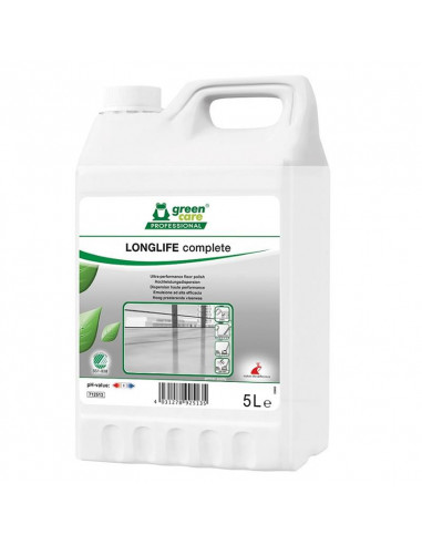 LONGLIFE complete duurzame ultra- krachtige vloerwas, 5L, 2st/ds