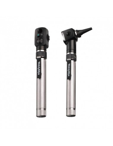 Welch Alyn Pocket Set "AA" -batterier med Otoscope / Oftalmoskop i hårt fall