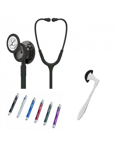 Littmann Classic III Studentbox Special Edition petto con petto affumicato Tubo nero