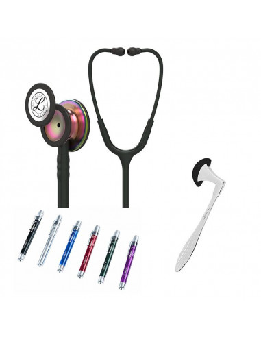 Нагрудник Littmann Classic III Studentbox Special Edition с радужной отделкой «Черная змея»