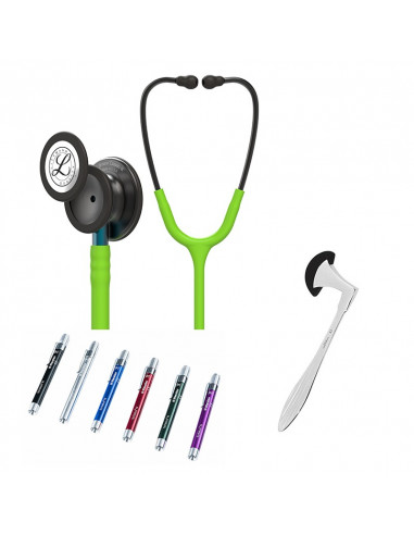 Littmann Classic III Studentbox 5875 Vert Lime Noir Edition