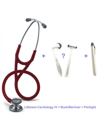 Littmann Cardiology IV Studentenbox Stethoscoop Bordeaux