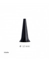 KaWe Otoscope Tips Black 2.5mm 10 pcs.
