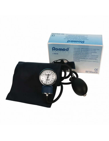 Blood pressure monitor with cuff blue