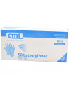 Латексные перчатки High Risk Blue без пудры 50 шт. (CMT)