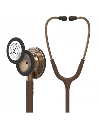 Stetoskop Littmann Classic III - przewód w czekoladowym kolorze, lira i głowica w kolorze miedzianym, 5809