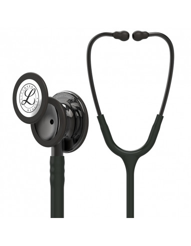 Littmann Classic III Stethoscoop 5811 Special Edition borststuk met gerookt borststuk Zwarte slang