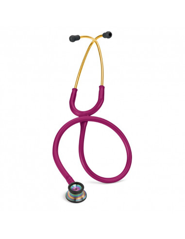 Littmann Classic II Säuglingsstethoskop – Special Edition-Bruststück mit Regenbogen-Finish, himbeerrosa Schlange