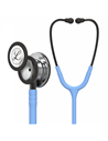Stetoskop Littmann Classic III 5959 prsni dio s ogledalom, nebesko plava cijev, držak boje dima i slušalica u boji dima, 69