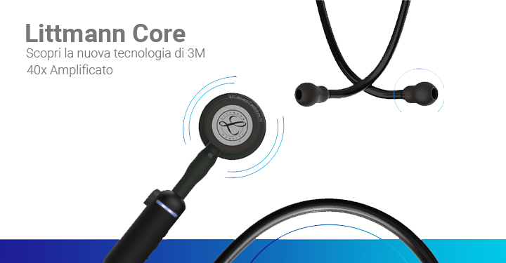 Acquista uno stetoscopio? Littmann Core e Littmann Classic disponibili in diversi colori.