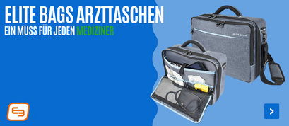 Arzttaschen von Elite Bags ab Lager. Arzttaschen für Damen und Herren. Moderne und altmodische Arzttaschen in verschiedenen Farben.