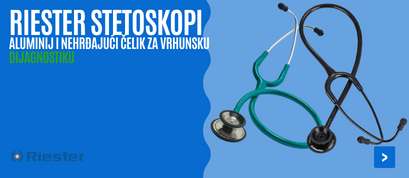 Želite kupiti riester stetoskop? Stetoskop za odrasle, djecu i bebe. Profesionalni stetoskop iz Riestera za svakog doktora, studenta medicine