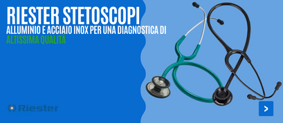 Vuoi acquistare uno stetoscopio Riester? Stetoscopio per adulti, bambini e neonati. Stetoscopio professionale di Riester per ogni medico, studente di medicina