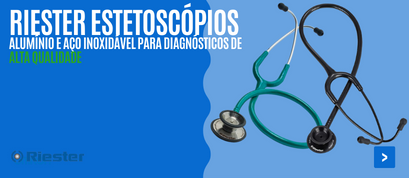 Quer comprar um estetoscópio Riester? Estetoscópio para adultos, crianças e bebês. Estetoscópio profissional da Riester para todos os médicos e estudantes de medicina