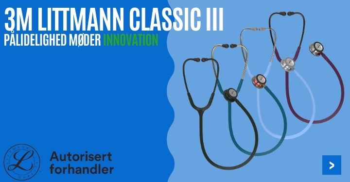 Vil du købe Littmann Classic III? Fås fra lager i alle farverne på 3M Littmann Classic III stetoskopet. 3M Autoriseret forhandler & forhandler.