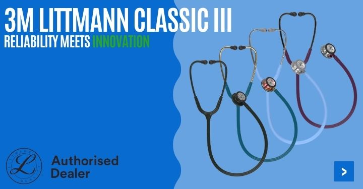 Want to buy Littmann Classic III? Available from stock in all colors of the 3M Littmann Classic III stethoscope. 3M Authorized dealer & trader.